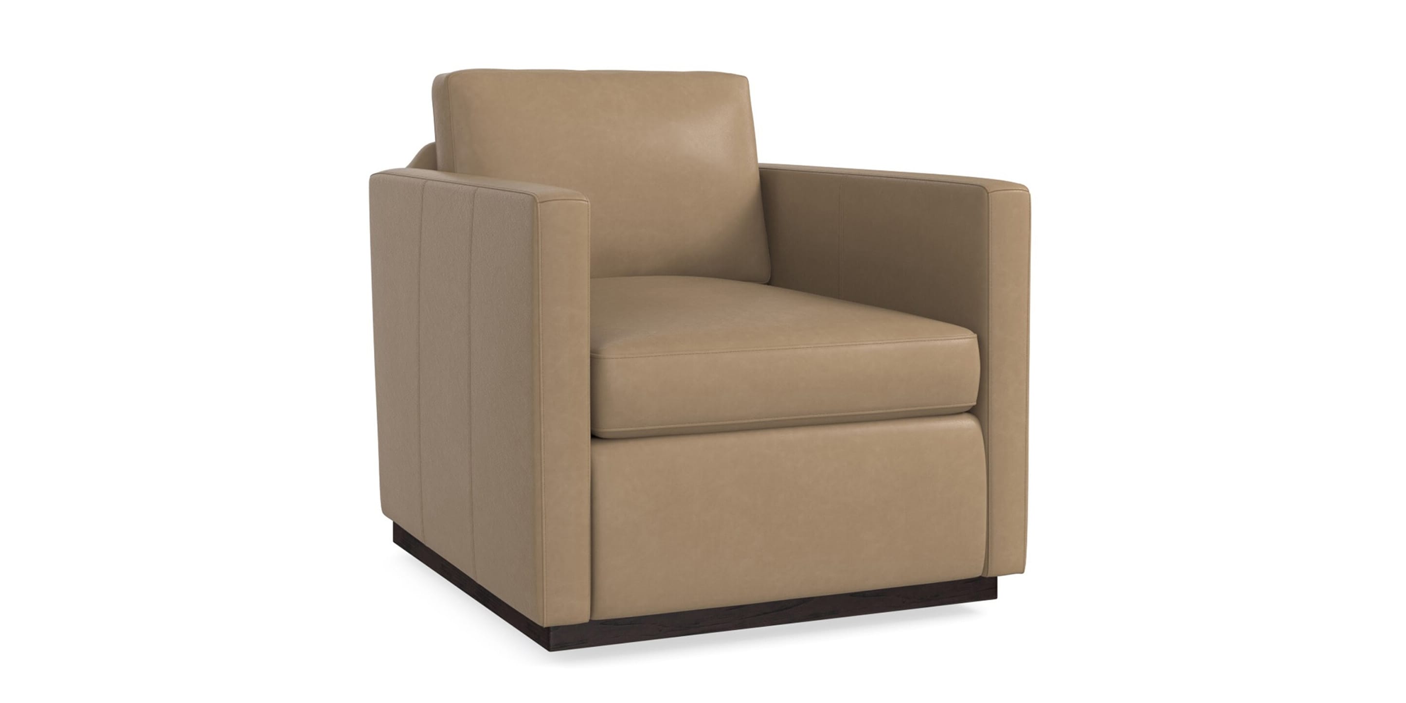 Myles Swivel Leather Chair