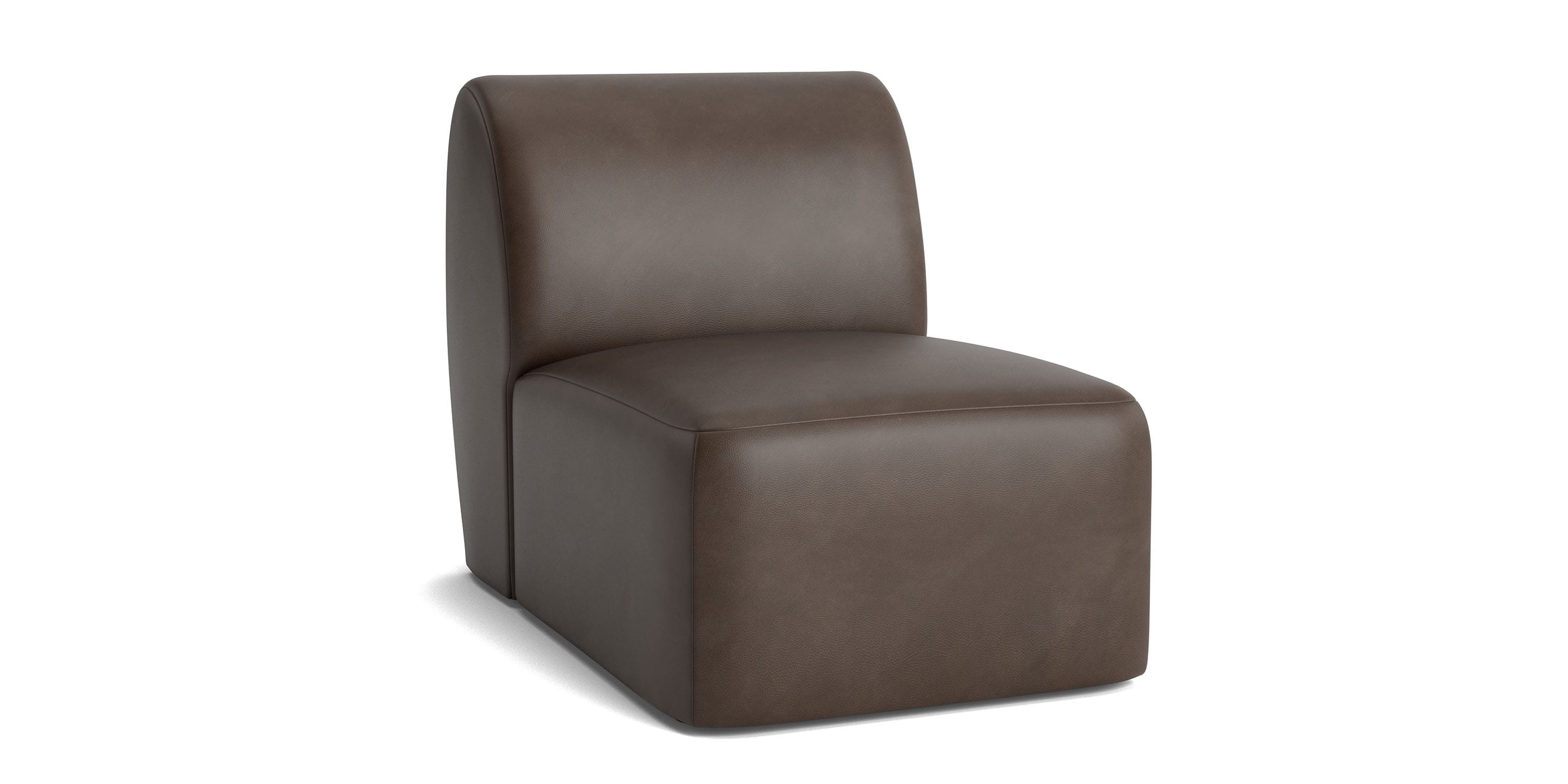 Clyde Leather Accent Chair